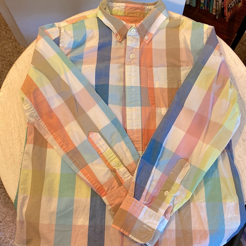 SZ 10 Regular GAP Boys long sleeve Dress Shirt